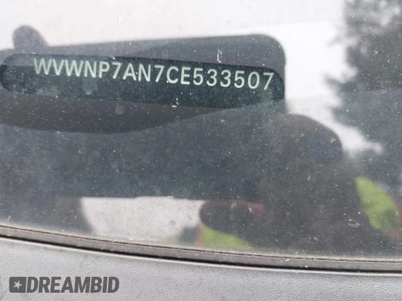 ✅ 2012 Volkswagen CC Sport • VIN: WVWNP7AN7CE533507 • Лот: 42551873. Опубликован ранее на IAAI с пробегом 101 215 миль. Бесплатный доступ к архиву аукционных продаж из США и подробный отчёт об истории автомобиля на DreamBid. Изображение 9.