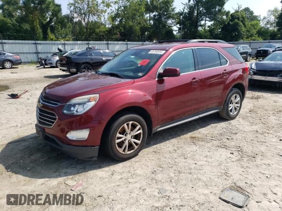 ✅ 2016 Chevrolet Equinox LT • VIN: 2GNALCEK7G1161846 • Лот: 65760554. Опубликован ранее на Copart с пробегом 129 114 миль. Бесплатный доступ к архиву аукционных продаж из США и подробный отчёт об истории автомобиля на DreamBid. Изображение 1.