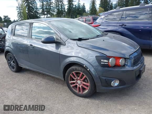 2013 Chevrolet Sonic LT with VIN 1G1JD6SG1D4175273, listed as a IAAI auction lot 42088533 with 108,974 mi miles and . Bid and sale history available at DreamBid. Image 1.
