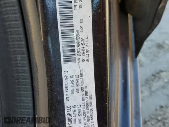 ✅ 2013 Dodge Avenger SE • VIN: 1C3CDZABXDN536070 • Lot: 75879054. Wystawiony na Copart z przebiegiem 195 027 mil. Bezpłatny archiwum sprzedaży aukcyjnych z USA i szczegółowy raport historii pojazdu na DreamBid. Zdjęcie 14.