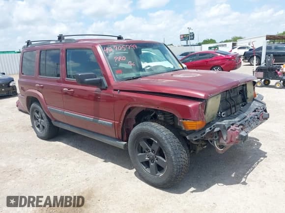 ✅ 2007 Jeep Commander Sport • VIN: 1J8HG48P87C618000 • Lot: 42705799. Listed on IAAI with 207,938 mi. Free auction sales archive from the USA and detailed vehicle history report at DreamBid. Image 1.