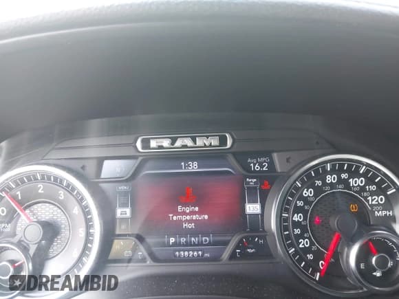 ✅ 2019 Ram 1500 Laramie • VIN: 1C6RREJT6KN684181 • Lot: 43251943. Listed on IAAI with 138,261 mi. Free auction sales archive from the USA and detailed vehicle history report at DreamBid. Image 7.