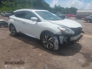 2017 Nissan Murano S with VIN 5N1AZ2MG5HN149656, listed as a IAAI auction lot 42423817 with 135,252 mi miles and . Bid and sale history available at DreamBid. Image 1.