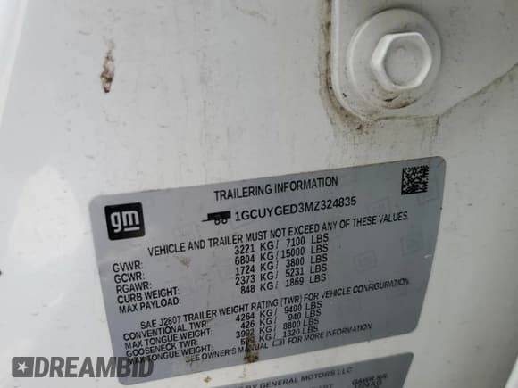 ✅ 2021 Chevrolet Silverado 1500 LTZ • VIN: 1GCUYGED3MZ324835 • Lot: 70483824. Wystawiony na Copart z przebiegiem 87 566 mil. Bezpłatny archiwum sprzedaży aukcyjnych z USA i szczegółowy raport historii pojazdu na DreamBid. Zdjęcie 12.