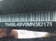 ✅ 2021 Nissan Altima S • VIN: 1N4BL4BV0MN382173 • Lot: 42325900. Listed on IAAI with 82,219 mi. Free auction sales archive from the USA and detailed vehicle history report at DreamBid. Image 9.