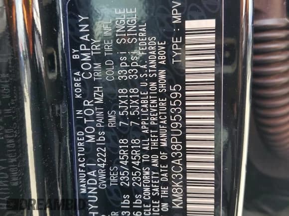 ✅ 2023 Hyundai Kona N Line • VIN: KM8K3CA38PU953595 • Лот: 64713303. Опубликован ранее на Copart с пробегом 11 068 миль. Бесплатный доступ к архиву аукционных продаж из США и подробный отчёт об истории автомобиля на DreamBid. Изображение 13.