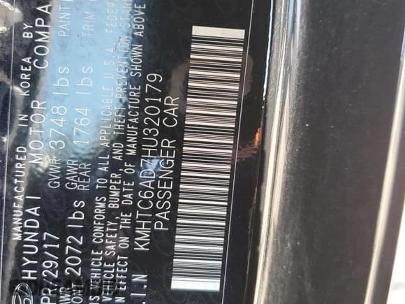 ✅ 2017 Hyundai Veloster Value Edition • VIN: KMHTC6AD7HU320179 • Лот: 91720115. Опубликован ранее на Copart с пробегом 92 314 миль. Бесплатный доступ к архиву аукционных продаж из США и подробный отчёт об истории автомобиля на DreamBid. Изображение 12.