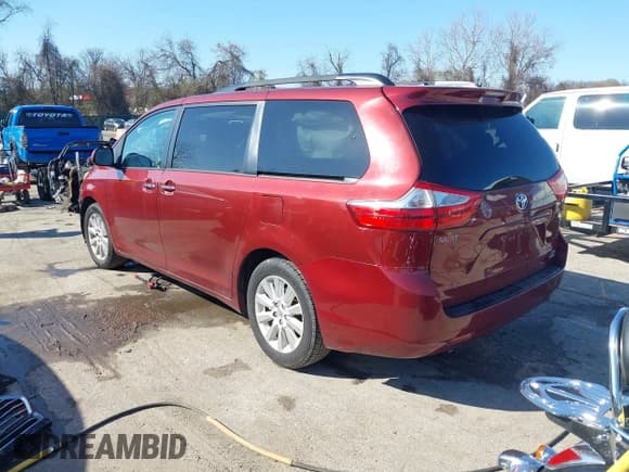 ✅ 2015 Toyota Sienna Limited • VIN: 5TDDK3DC0FS104012 • Lot: 41935233. Listed on IAAI with 160,635 mi. Free auction sales archive from the USA and detailed vehicle history report at DreamBid. Image 3.