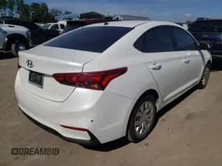 2019 Hyundai Accent SE with VIN 3KPC24A33KE051638, listed as a Copart auction lot 64759612 with 62,625 mi miles and . Bid and sale history available at DreamBid. Image 4.