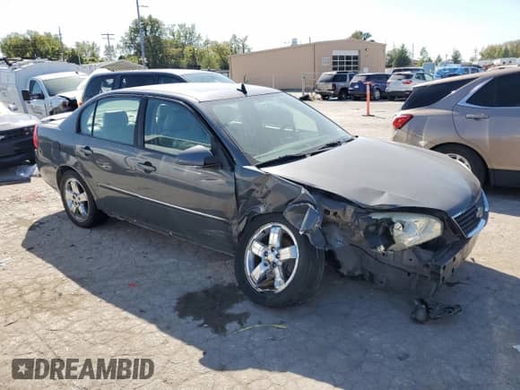 2007 Chevrolet Malibu LTZ with VIN 1G1ZU57N47F283495, listed as a Copart auction lot 75436414 with 176,977 mi miles and Salvage title. Bid and sale history available at DreamBid. Image 4.