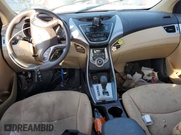 2013 Hyundai Elantra GLS с VIN 5NPDH4AE2DH341534, выставлен на аукционе Copart как лот 81841965 с пробегом Не указан миль и Списание • Salvage title. История ставок и продаж доступна на DreamBid. Изображение 8.