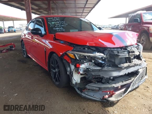 ✅ 2025 Honda Civic Sport • VIN: 2HGFE2F54SH506392 • Lot: 43271216. Listed on IAAI with 24,240 mi. Free auction sales archive from the USA and detailed vehicle history report at DreamBid. Image 1.