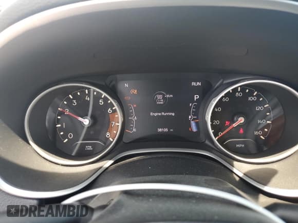 ✅ 2020 Jeep Compass Sport • VIN: 3C4NJCAB2LT124900 • Lot: 66677685. Listed on Copart with 38,105 mi. Free auction sales archive from the USA and detailed vehicle history report at DreamBid. Image 9.