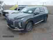 2025 Hyundai Palisade Calligraphy with VIN KM8R74GE9SU871398, listed as a IAAI auction lot 42696709 with 100 mi miles and . Bid and sale history available at DreamBid. Image 2.