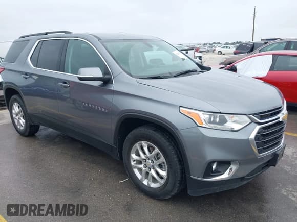 ✅ 2021 Chevrolet Traverse LT Cloth • VIN: 1GNERGKW8MJ210147 • Lot: 42424972. Listed on IAAI with 51,752 mi. Free auction sales archive from the USA and detailed vehicle history report at DreamBid. Image 1.