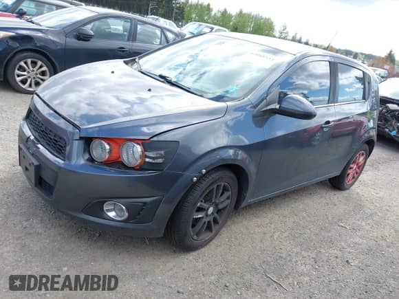 2013 Chevrolet Sonic LT with VIN 1G1JD6SG1D4175273, listed as a IAAI auction lot 42088533 with 108,974 mi miles and . Bid and sale history available at DreamBid. Image 2.