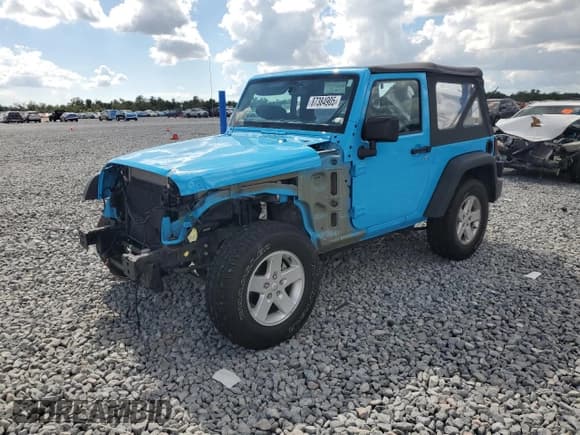 ✅ 2017 Jeep Wrangler Sport • VIN: 1C4AJWAG0HL582918 • Lot: 87384905. Wystawiony na Copart z przebiegiem 21 972 mil. Bezpłatny archiwum sprzedaży aukcyjnych z USA i szczegółowy raport historii pojazdu na DreamBid. Zdjęcie 1.