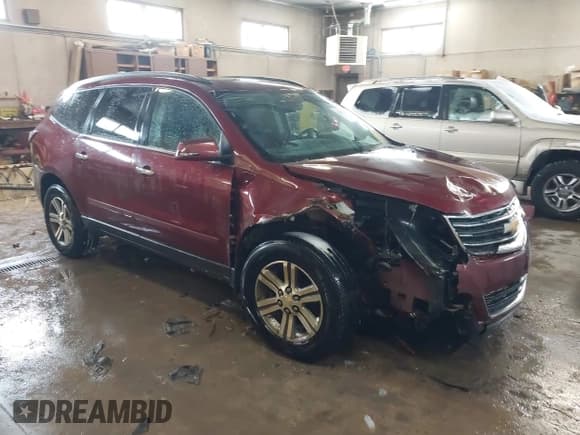 ✅ 2015 Chevrolet Traverse LT • VIN: 1GNKVHKD0FJ340901 • Lot: 41545181. Listed on IAAI with 129,590 mi. Free auction sales archive from the USA and detailed vehicle history report at DreamBid. Image 1.