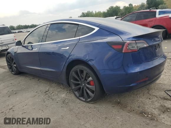 ✅ 2020 Tesla Model 3 Performance • VIN: 5YJ3E1EC9LF624599 • Lot: 66565945. Listed on Copart with 70,837 mi. Free auction sales archive from the USA and detailed vehicle history report at DreamBid. Image 2.
