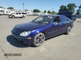 ✅ 2000 Mercedes-Benz S 320/430/500 • VIN: WDBNG75J3YA067417 • Lot: 56250595. Listed on Copart with Not provided. Free auction sales archive from the USA and detailed vehicle history report at DreamBid. Image 1.