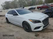 ✅ 2020 Genesis G80 Sport • VIN: KMTFN4JB5LU334638 • Lot: 85529724. Listed on Copart with 89,612 mi. Free auction sales archive from the USA and detailed vehicle history report at DreamBid. Image 4.