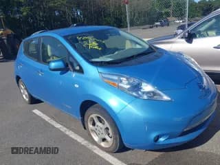 ✅ 2012 Nissan LEAF SL • VIN: JN1AZ0CP9CT018876 • Lot: 42564410. Listed on IAAI with 57,325 mi. Free auction sales archive from the USA and detailed vehicle history report at DreamBid. Image 1.