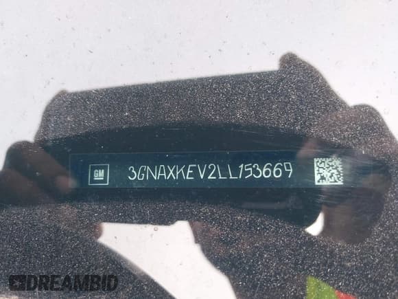 ✅ 2020 Chevrolet Equinox LT • VIN: 3GNAXKEV2LL153669 • Лот: 43323619. Опубликован ранее на IAAI с пробегом 70 165 миль. Бесплатный доступ к архиву аукционных продаж из США и подробный отчёт об истории автомобиля на DreamBid. Изображение 9.