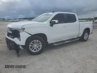 2024 Chevrolet Silverado 1500 LT z VIN 3GCPACED0RG464570, wystawiony jako Copart lot #85728805 z przebiegiem 5 598 mil mil oraz Szkoda całkowita • Salvage title. Historia ofert i sprzedaży dostępna na DreamBid. Obrazek 1.