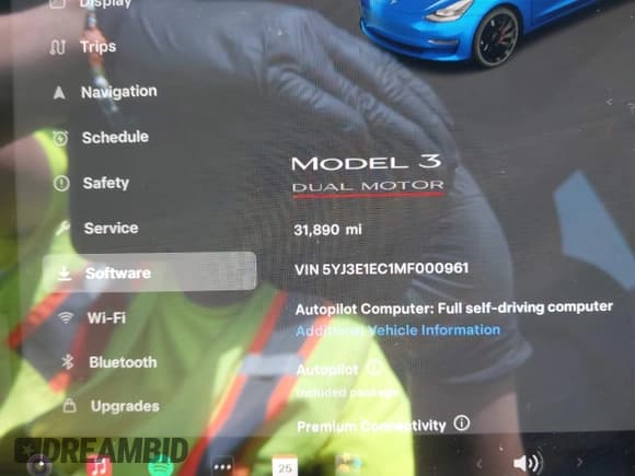 ✅ 2021 Tesla Model 3 Performance • VIN: 5YJ3E1EC1MF000961 • Lot: 42110524. Wystawiony na IAAI z przebiegiem 31 890 mil. Bezpłatny archiwum sprzedaży aukcyjnych z USA i szczegółowy raport historii pojazdu na DreamBid. Zdjęcie 7.