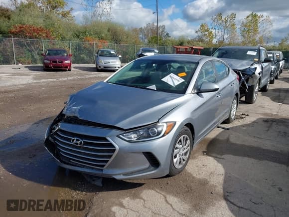✅ 2017 Hyundai Elantra SE • VIN: 5NPD74LF0HH197075 • Lot: 43464196. Listed on IAAI with 151,316 mi. Free auction sales archive from the USA and detailed vehicle history report at DreamBid. Image 2.
