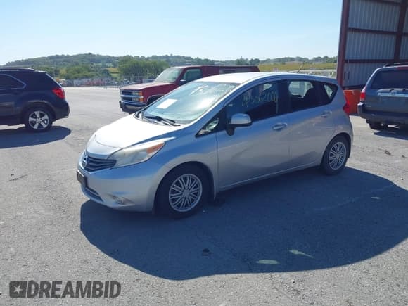 ✅ 2014 Nissan Note S • VIN: 3N1CE2CP0EL379792 • Lot: 43062000. Listed on IAAI with 124,689 mi. Free auction sales archive from the USA and detailed vehicle history report at DreamBid. Image 2.