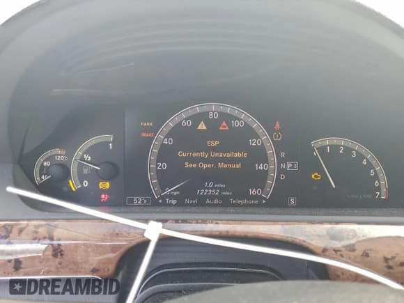 ✅ 2007 Mercedes-Benz S 550 • VIN: WDDNG71X57A107948 • Lot: 95449785. Listed on Copart with 122,352 mi. Free auction sales archive from the USA and detailed vehicle history report at DreamBid. Image 9.