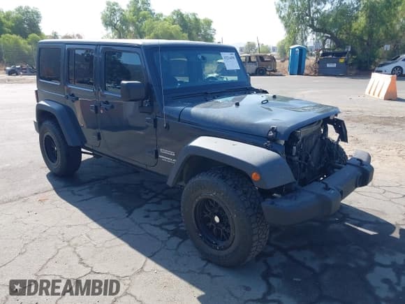 ✅ 2017 Jeep Wrangler Unlimited Sport • VIN: 1C4BJWDG5HL748608 • Lot: 43214450. Listed on IAAI with 79,152 mi. Free auction sales archive from the USA and detailed vehicle history report at DreamBid. Image 1.