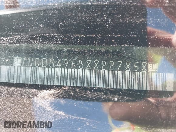 ✅ 2008 Chevrolet Colorado • VIN: 1GCDS49E388227858 • Lot: 43735816. Listed on IAAI with 136,549 mi. Free auction sales archive from the USA and detailed vehicle history report at DreamBid. Image 9.