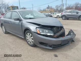 ✅ 2013 Volkswagen Passat S • VIN: 1VWAP7A35DC013006 • Lot: 42033599. Listed on IAAI with 152,453 mi. Free auction sales archive from the USA and detailed vehicle history report at DreamBid. Image 1.