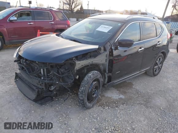 ✅ 2018 Nissan Rogue SL Hybrid • VIN: 5N1ET2MT6JC820592 • Lot: 41386493. Listed on IAAI with 135,623 mi. Free auction sales archive from the USA and detailed vehicle history report at DreamBid. Image 18.