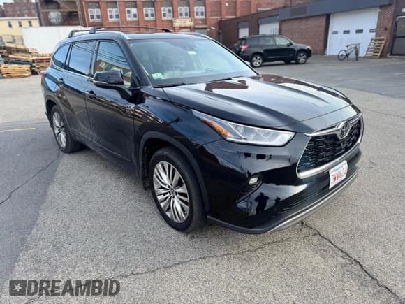 ✅ 2022 Toyota Highlander Platinum • VIN: 5TDFZRBH0NS226809 • Lot: 51350925. Listed on Copart with 25,146 mi. Free auction sales archive from the USA and detailed vehicle history report at DreamBid. Image 1.