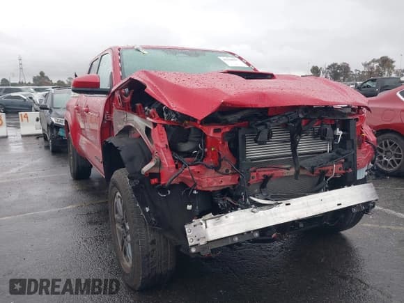 ✅ 2024 Toyota Tacoma SR5 • VIN: 3TYLB5JN3RT021289 • Lot: 41538997. Listed on IAAI with 8,186 mi. Free auction sales archive from the USA and detailed vehicle history report at DreamBid. Image 1.