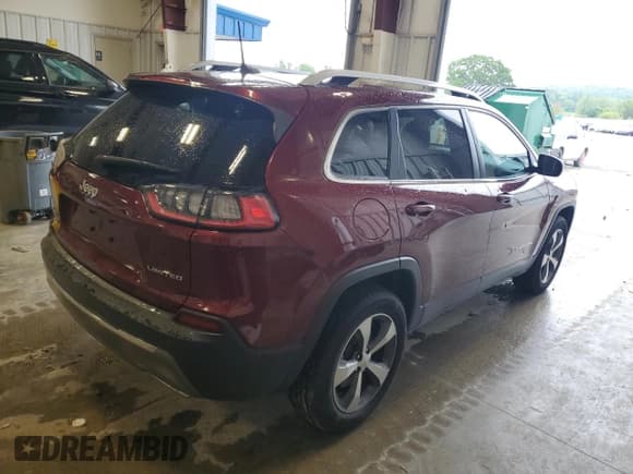 ✅ 2019 Jeep Cherokee Limited • VIN: 1C4PJMDN6KD291821 • Lot: 58326865. Listed on Copart with 66,465 mi. Free auction sales archive from the USA and detailed vehicle history report at DreamBid. Image 3.