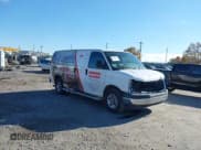 ✅ 2019 GMC Savana Cargo • VIN: 1GTW7AFG2K1367737 • Lot: 43524111. Listed on IAAI with 121,081 mi. Free auction sales archive from the USA and detailed vehicle history report at DreamBid. Image 1.