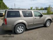 ✅ 2008 Nissan Pathfinder SE • VIN: 5N1AR18B38C605996 • Lot: 57126655. Listed on Copart with 413,908 mi. Free auction sales archive from the USA and detailed vehicle history report at DreamBid. Image 3.