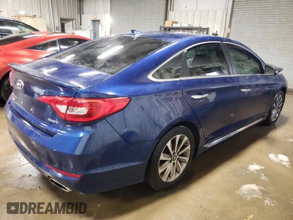 ✅ 2017 Hyundai Sonata Sport • VIN: 5NPE34AF1HH555299 • Lot: 67847272. Listed on Copart with 85,308 mi. Free auction sales archive from the USA and detailed vehicle history report at DreamBid. Image 3.