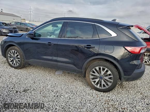 ✅ 2022 Ford Escape Titanium • VIN: 1FMCU9J91NUA91178 • Лот: 93615125. Опубликован ранее на Copart с пробегом 37 360 миль. Бесплатный доступ к архиву аукционных продаж из США и подробный отчёт об истории автомобиля на DreamBid. Изображение 2.