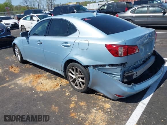 ✅ 2012 Lexus IS 250 • VIN: JTHBF5C27C5167544 • Lot: 41917624. Listed on IAAI with 119,264 mi. Free auction sales archive from the USA and detailed vehicle history report at DreamBid. Image 3.