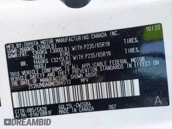 ✅ 2021 Lexus RX 350 • VIN: 2T2HZMDA6MC264513 • Lot: 42981038. Listed on IAAI with 46,000 mi. Free auction sales archive from the USA and detailed vehicle history report at DreamBid. Image 9.