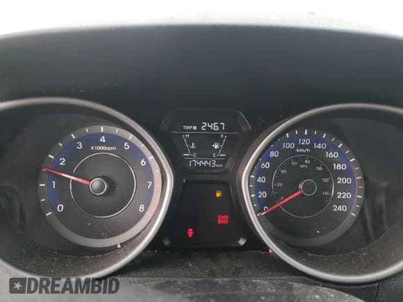 ✅ 2015 Hyundai Elantra Sport • VIN: KMHDH4AH0FU364034 • Lot: 86508315. Listed on Copart with 174,443 mi. Free auction sales archive from the USA and detailed vehicle history report at DreamBid. Image 9.