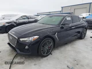 ✅ 2019 Genesis G70 Advanced • VIN: KMTG54LE4KU031988 • Lot: 41607395. Listed on Copart with 59,321 mi. Free auction sales archive from the USA and detailed vehicle history report at DreamBid. Image 1.