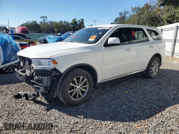 2017 Dodge Durango SXT with VIN 1C4RDHAG0HC878527, listed as a Copart auction lot 90985535 with 157,382 mi miles and Clean title. Bid and sale history available at DreamBid. Image 1.