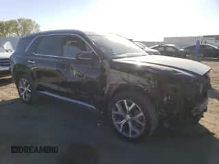 2021 Hyundai Palisade SEL с VIN KM8R4DHE3MU216048, выставлен на аукционе Copart как лот 73392054 с пробегом 46 468 миль миль и Списание • Salvage title. История ставок и продаж доступна на DreamBid. Изображение 4.