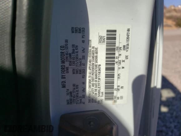 ✅ 2015 Ford Transit Connect XLT • VIN: NM0LE7F73F1183678 • Lot: 71321244. Listed on Copart with 88,810 mi. Free auction sales archive from the USA and detailed vehicle history report at DreamBid. Image 14.